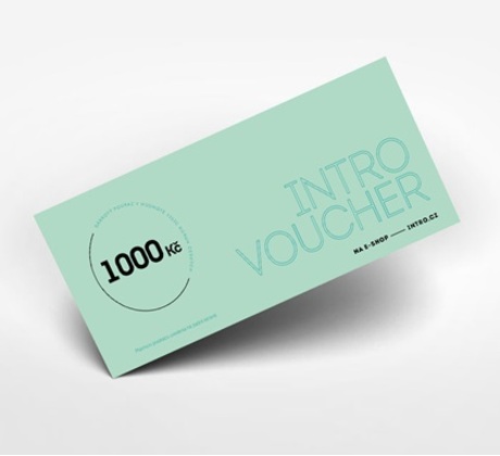 Voucher na nákup v e-shopu INTRO – 1 000 Kč